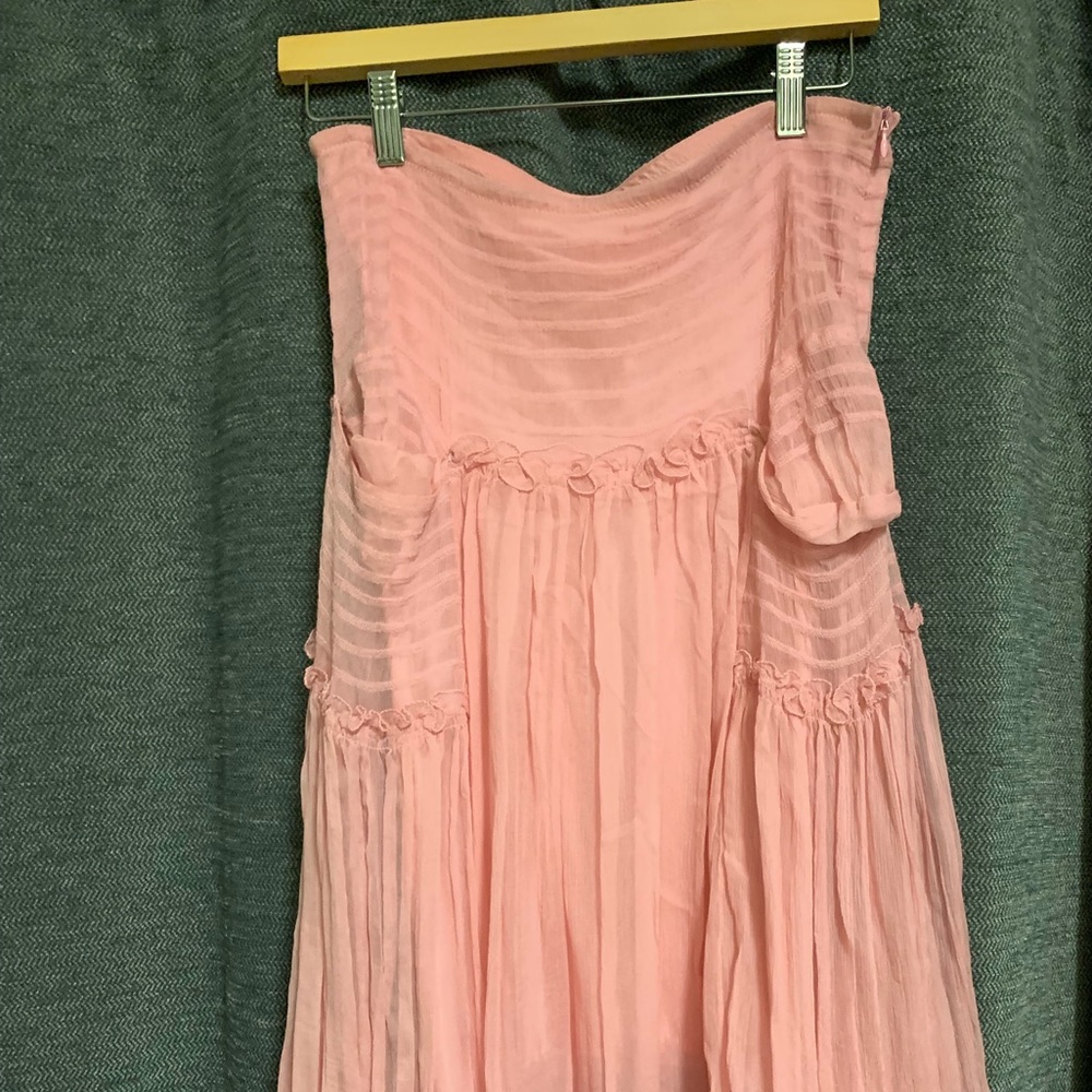Max studio silk skirt